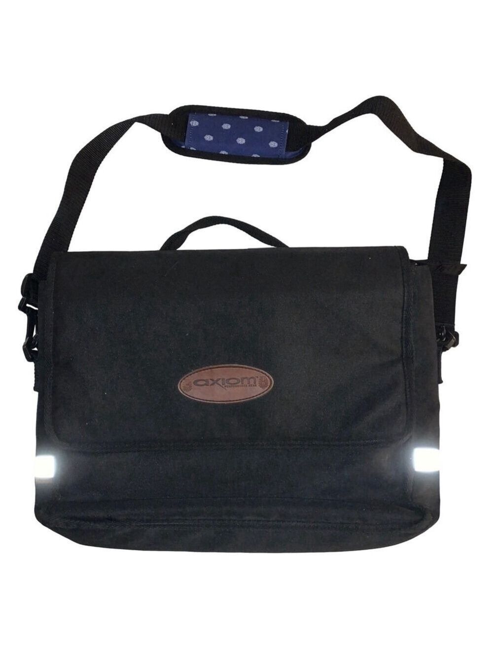 Axiom Black Messenger Bag